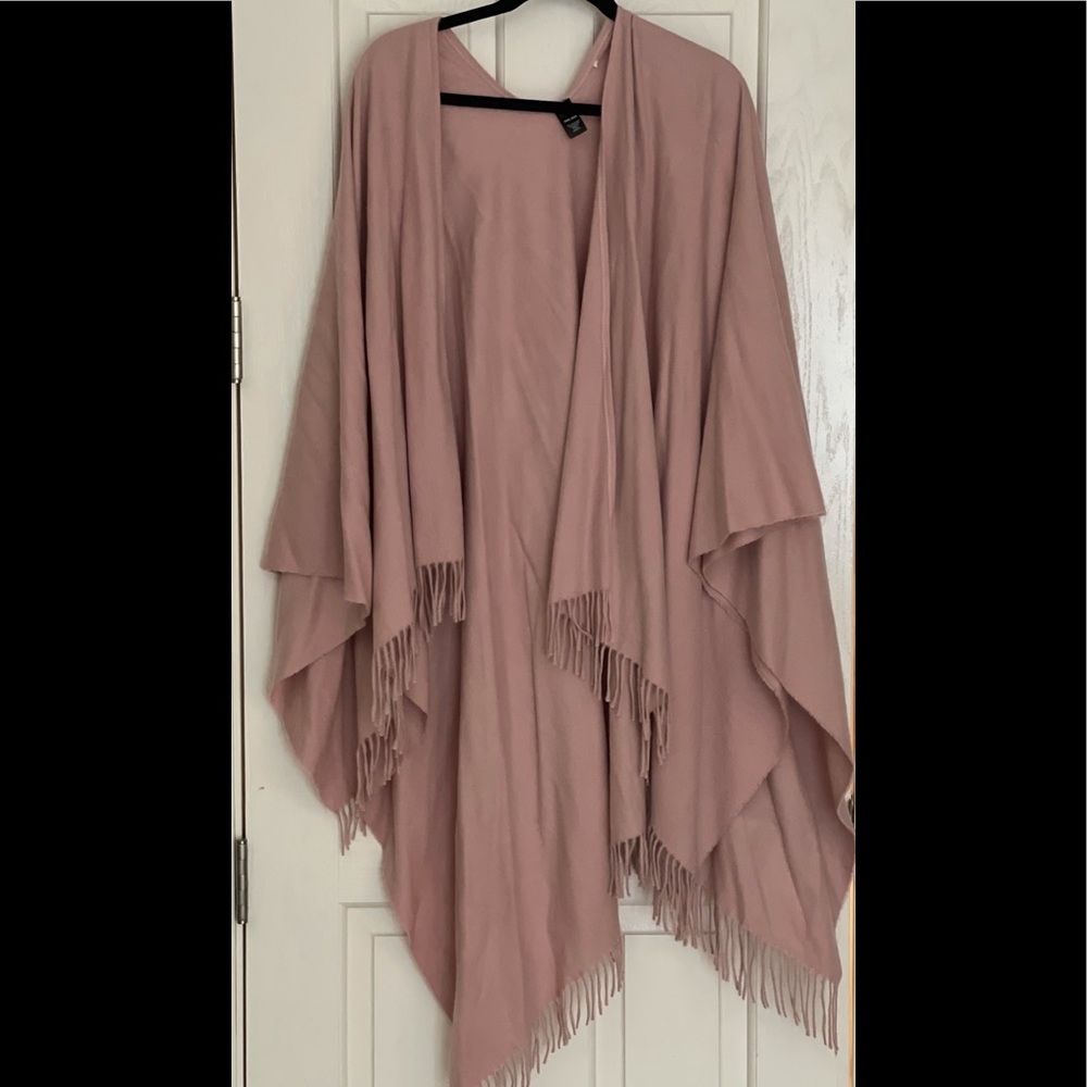 MIXIT PINK PONCHO SWEATER